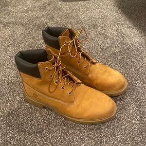 Timblerland work boots - boys size 7